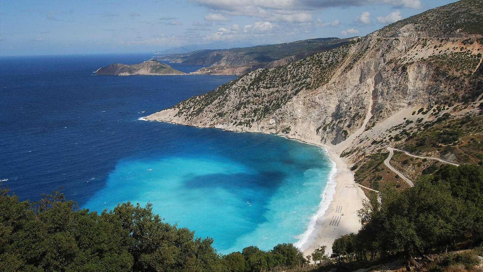 Myrtos Beach, Griekenland